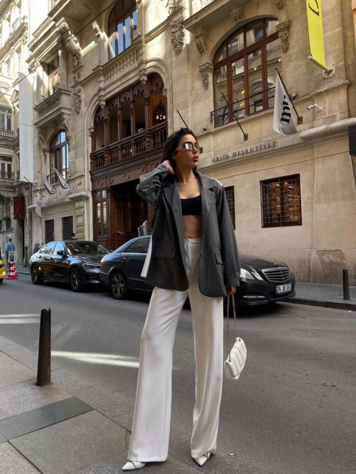 Cool Two-Tone Blazer Jacket